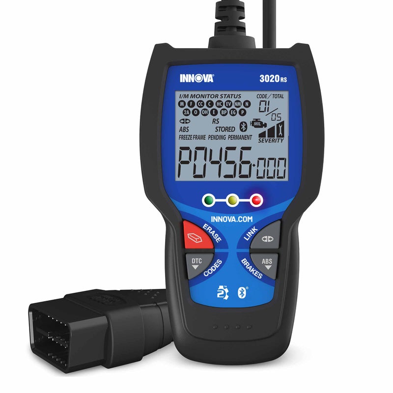 INNOVA 3020RS Fast & Easy-to-Use Check Engine Code Reader, OBD2 Scan tool for ABS Clear with Fix & Part Recommendations, Maintenance Schedules, & Free TSBs on iPhone & Android - Image 1
